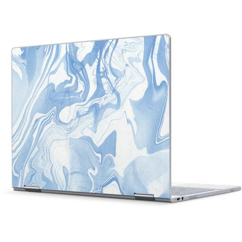 Blue Marbling Pixelbook Skin